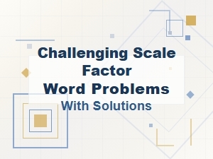 Challenging Real-World Scale Factor Problems with Solutions