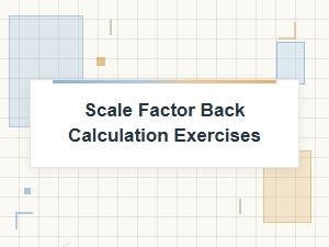 Scale Factor Back Calculation Exercises
