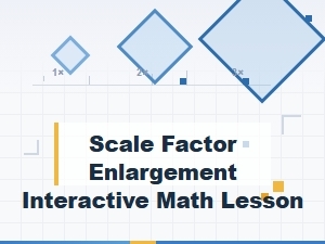 Interactive Math Lesson on Scale Factor and Shape Enlargement